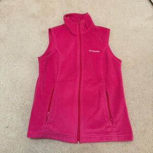 Columbia Women’s Bright Pink Fleece Vest